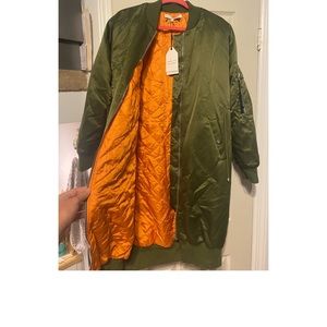 Oversized bomber jacket